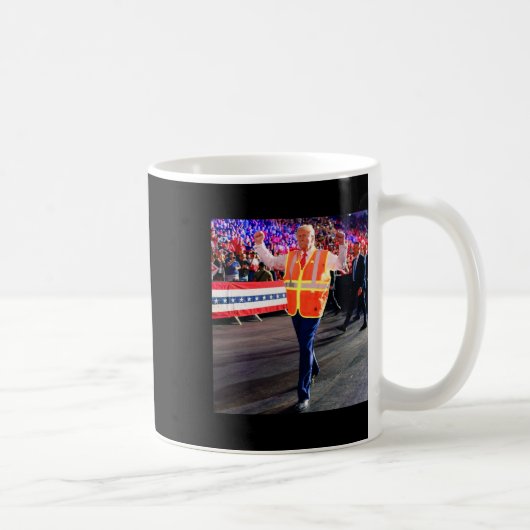 Donald Trump fährt in Garbage Truck Shirt Müll Kaffeetasse (Rechts)