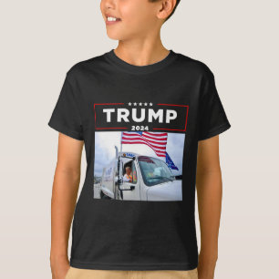 Donald Trump fährt in Garge Truck Shirt Garge Tee