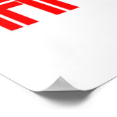 Donald Trump Fake News Poster (Ecke)