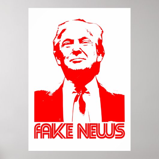 Donald Trump Fake News Poster (Vorne)
