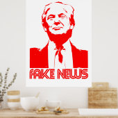 Donald Trump Fake News Poster (Küche)