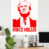 Donald Trump Fake News Poster (Heimbüro)