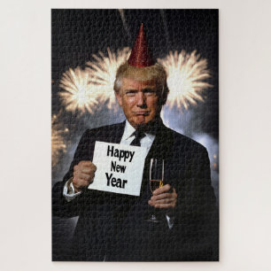 Donald Trump feiert Neujahr im Stil Puzzle