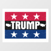 Donald Trump Fensteraufkleber (Blatt)