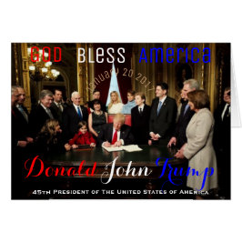 Donald Trump First Day as President of the USA