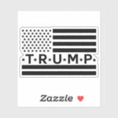 Donald Trump Flag 2024 bringt Amerika zurück Aufkleber (Blatt)