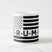 Donald Trump Flag 2024 bringt Amerika zurück Jumbo-Tasse (Vorderseite)