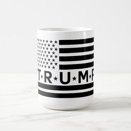Donald Trump Flag 2024 bringt Amerika zurück Kaffeetasse (Mittel)