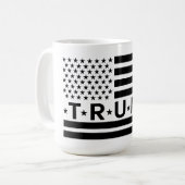 Donald Trump Flag 2024 bringt Amerika zurück Kaffeetasse (Vorderseite Links)
