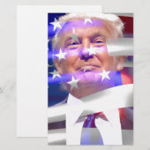 Donald Trump-Flagge Briefpapier (Vorne/Hinten)