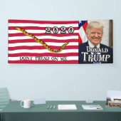Donald Trump - Flagge der Marine - Treten Sie mir Banner (Messe)