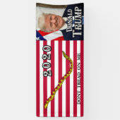 Donald Trump - Flagge der Marine - Treten Sie mir Banner (Vertikal)