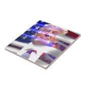 Donald Trump-Flagge Fliese (Seite)