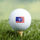 Donald Trump-Flagge Golfball (Insitu T-Shirt)