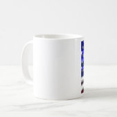 Donald Trump-Flagge Kaffeetasse (Vorderseite Links)