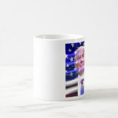 Donald Trump-Flagge Kaffeetasse (Mittel)