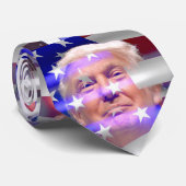 Donald Trump-Flagge Krawatte (Gerollt)