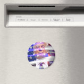 Donald Trump-Flagge Magnet (In Situ (Geschirrspüler))