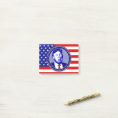 Donald Trump-Flagge Post-it Klebezettel (Auf Schreibtisch)