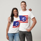 Donald Trump-Flagge T-Shirt (Unisex)