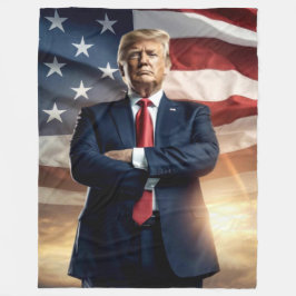 DONALD TRUMP FLEECEDECKE