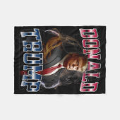 Donald Trump Fleecedecke (Vorderseite (Horizontal))