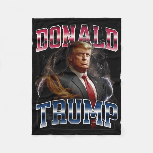 Donald Trump Fleecedecke (Vorderseite)