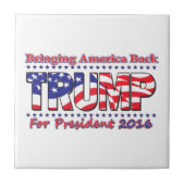 Donald Trump Fliese (Vorderseite)