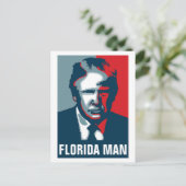 Donald Trump FLORIDA MAN Postkarte (Stehend Vorderseite)