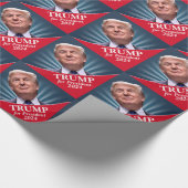 Donald Trump Foto - Präsident 2016 Geschenkpapier (Ecke)