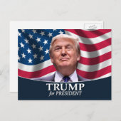 Donald Trump Foto - Präsident 2016 Postkarte (Vorne/Hinten)