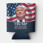 Donald Trump Foto - Präsident 2024 Dosenkühler (Vorderseite)