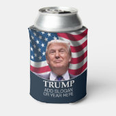 Donald Trump Foto - Präsident 2024 Dosenkühler (Kanne Rückseite)