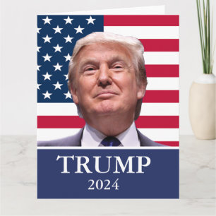 Donald Trump Foto - Präsident 2024 Karte