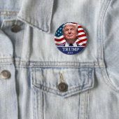 Donald Trump Foto Präsident 2024 Pinback Button (Beispiel)