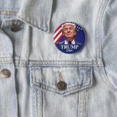 Donald Trump Foto - Präsident 2024 Pinback Button (Beispiel)