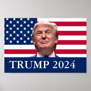 Donald Trump Foto - Präsident 2024 Poster