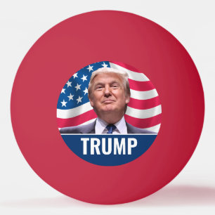 Donald Trump Foto - Präsident 2024 Tischtennisball
