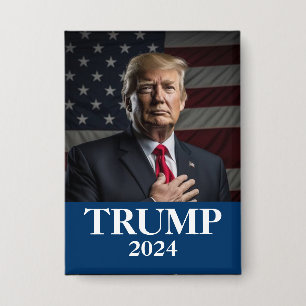 Donald Trump Foto - Präsident Button