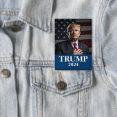 Donald Trump Foto - Präsident Button (Insitu)