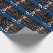 Donald Trump Foto - Präsident - genug gesagt Geschenkpapier (Ecke)