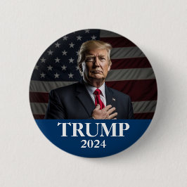 Donald Trump Foto - Präsident genug sagte Pinba Button