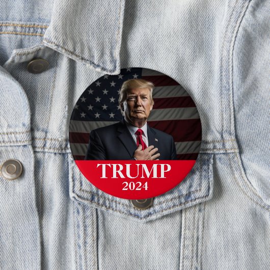 Donald Trump Foto - Präsident genug sagte Pinback Button (Beispiel)