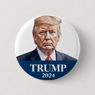 Donald Trump Foto - Präsident -genug sagte Pinbak Button