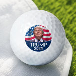 Donald Trump Foto - Präsident Golfball<br><div class="desc">Ein klassisches Design mit einem Bild des Mannes,  der für den Präsidenten kandidiert. Er kandidiert bei der Wahl im Republikanischen Primär. Original Foto von Gage Skidmore, </div>