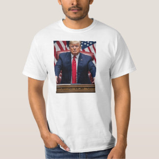 Donald Trump Foto Print T - Shirt