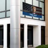 Donald Trump Foto - Trump 2024 Behalte Amerika gro Banner (Äußeres Gebäude)