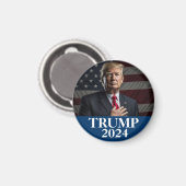 Donald Trump Foto - Trump 2024 Behalte Amerika gro Magnet (Vorderseite/Rückseite)