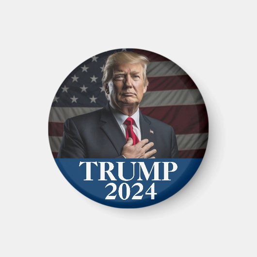 Donald Trump Foto - Trump 2024 Behalte Amerika gro Magnet (Vorne)