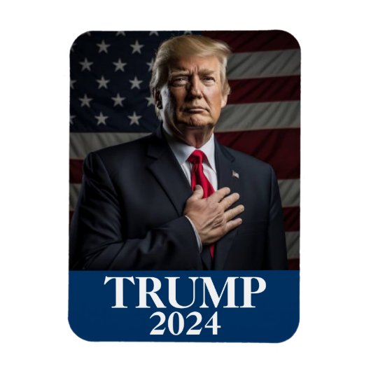 Donald Trump Foto - Trump 2024 Behalte Amerika gro Magnet (Vertikal)